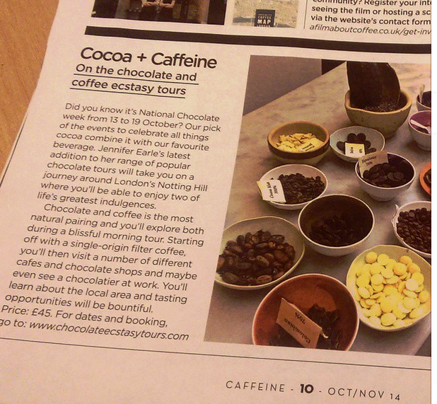Chocolate and coffee