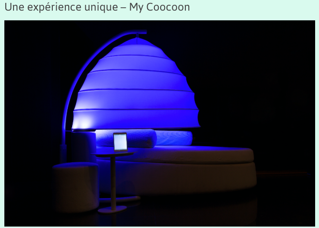 colour, color, couleur, well-being, innovation, lighting, pop-up, workshops, team building, immersion, experience, pod, sleep pod, Event, technology, architecture, workspaces, meditation, health, design, hospitality, spa, leisure, residential, offices, chromotherapy, London, Paris