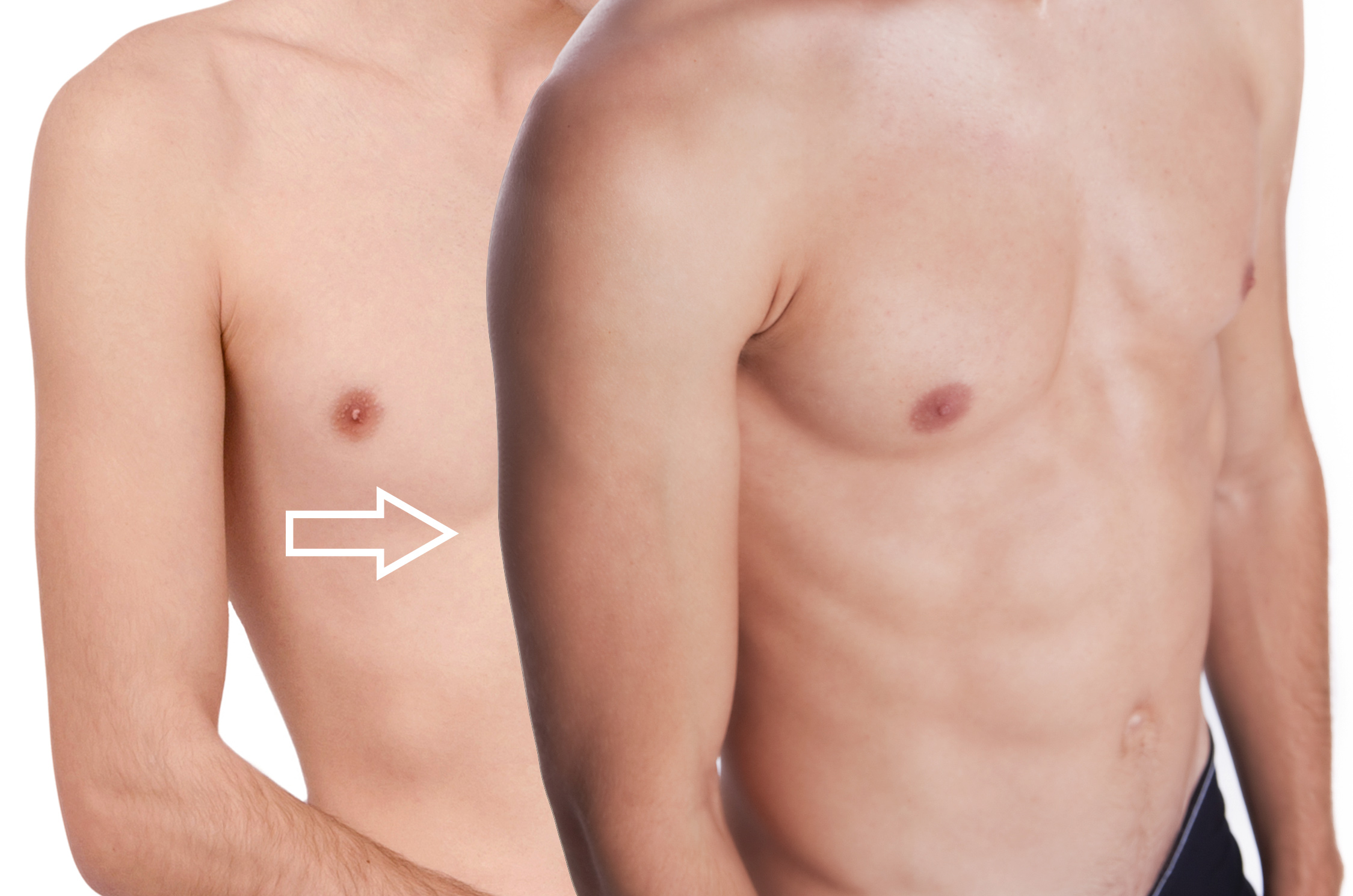 Increasing arm circumference by 2"