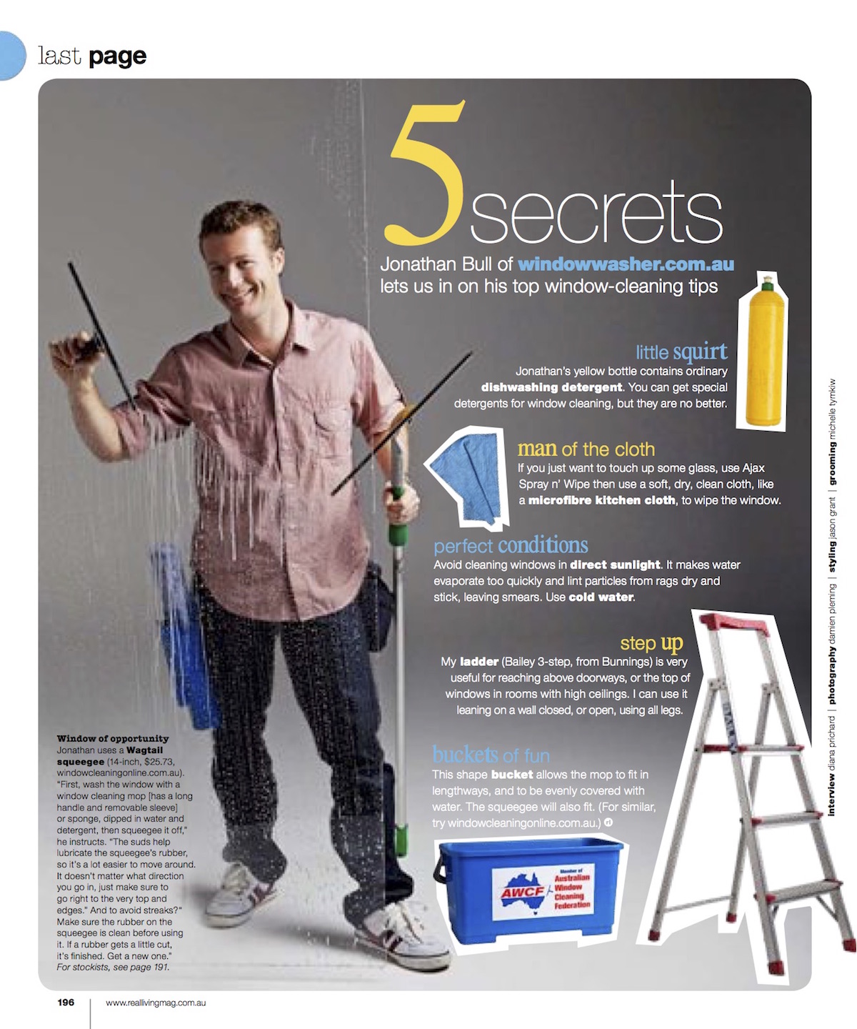 Window cleaning tips article from Real Living