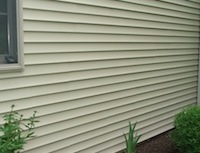 house washing a wall