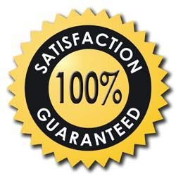 100% Satisfaction guaranteed