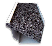 Gutter guard foam insert