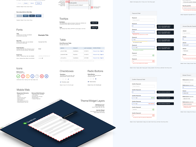 Intuit Identity System: Harmony Styling Patterns - v1