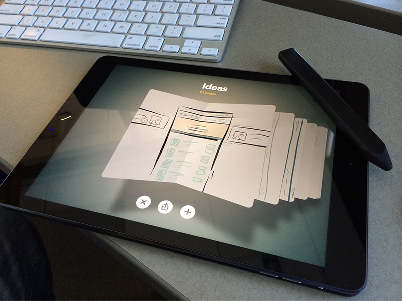 Quick Idea Generation: iPad Paper Sketches