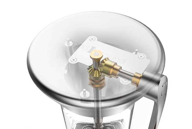 Rendering of gear box in Handground manual coffee grinder
