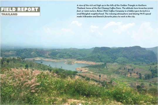Screen shot from Barista Magazine field report from Thailand