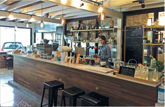 Coffee shop in Thailand