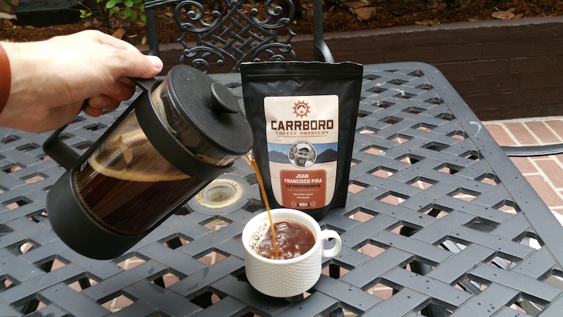 Making French Press coffee