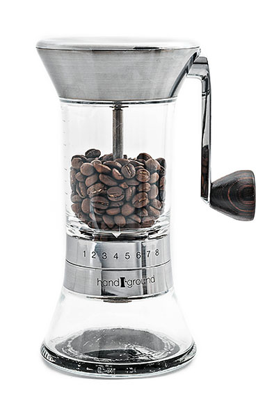 Handground Coffee Grinder in Nickel