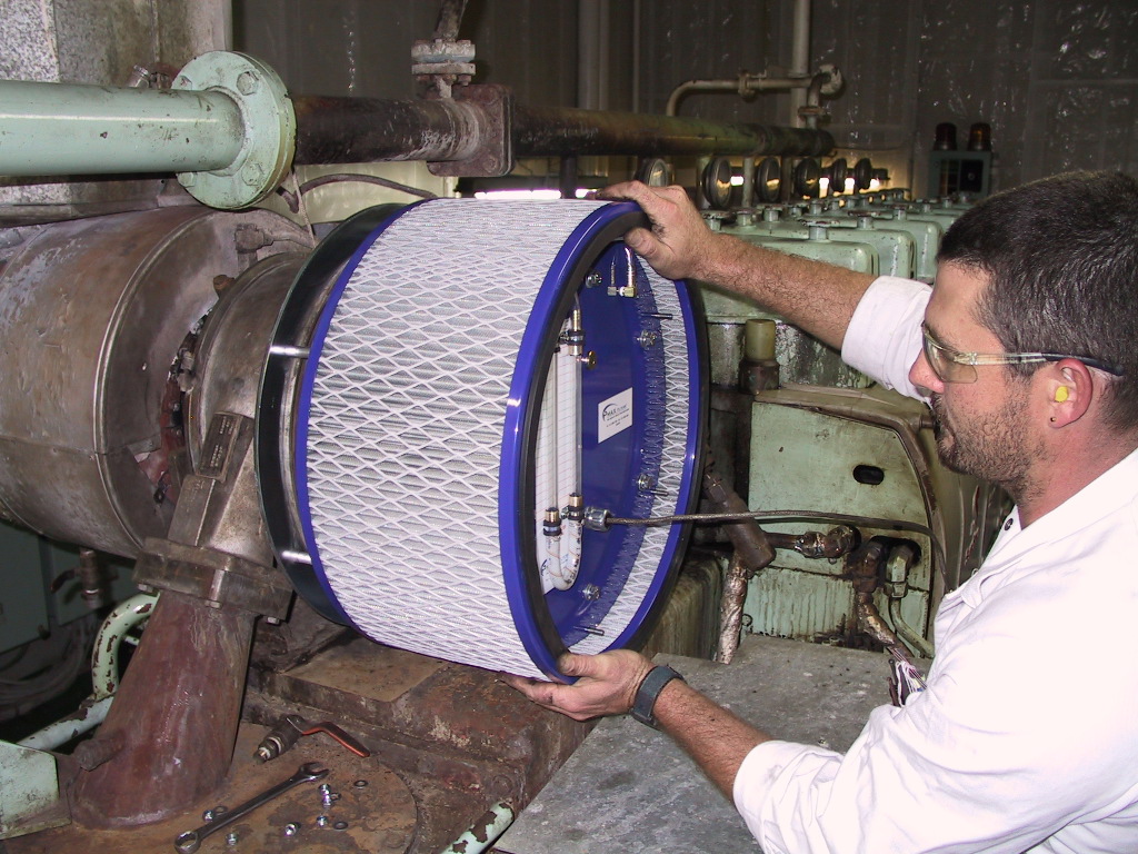 Eliminate cleaning charge air coolers by installing a washable