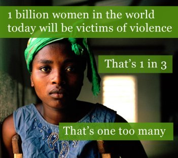one billion women suffer from violence
