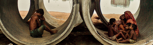 informal housing and urban poverty lines - photo courtesy of zusician on Flickr