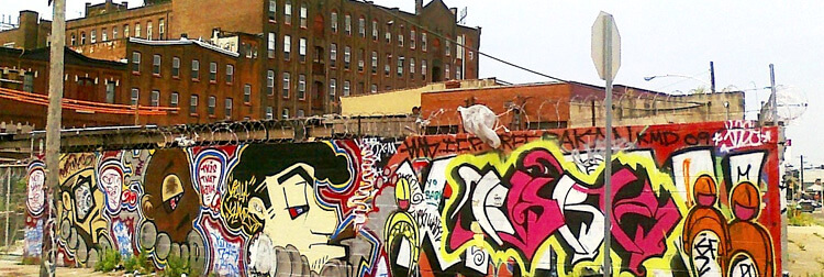 Impoverished urban areas & American ghettos