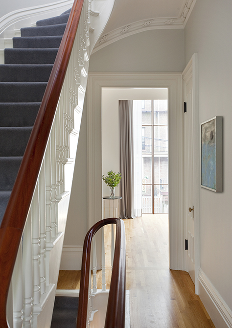Boston Architects BUTZ + KLUG architecture, South End renovation Interior Hall