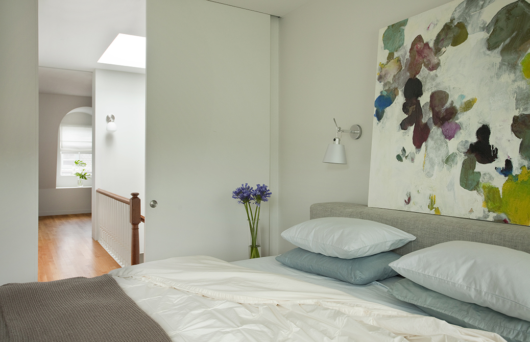 Boston Architects BUTZ + KLUG architecture, South End renovation Interior Bed Room