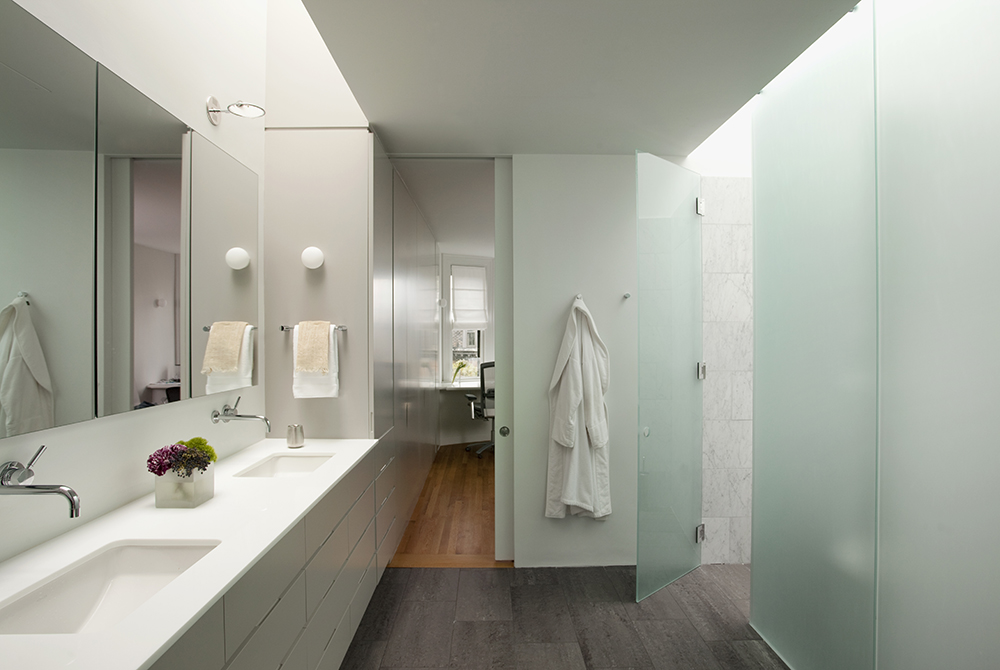 Boston Architects BUTZ + KLUG architecture, South End renovation Interior Bathroom