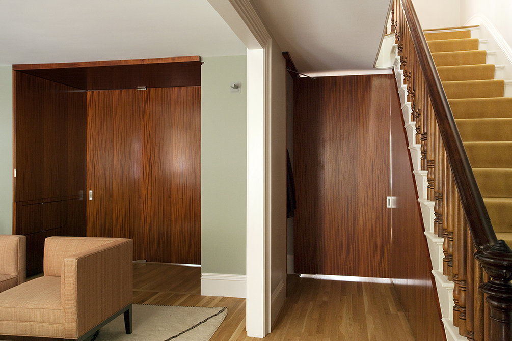 Boston Architects BUTZ + KLUG architecture Contemporary renovation Boston MA South End Folding Walls