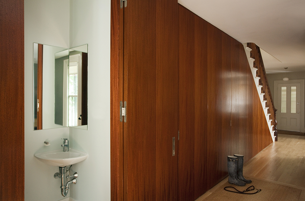 Boston Architects BUTZ + KLUG architecture Contemporary renovation Boston MA South End Folding Walls