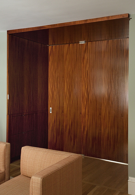 Boston Architects BUTZ + KLUG architecture Contemporary renovation Boston MA South End Folding Walls