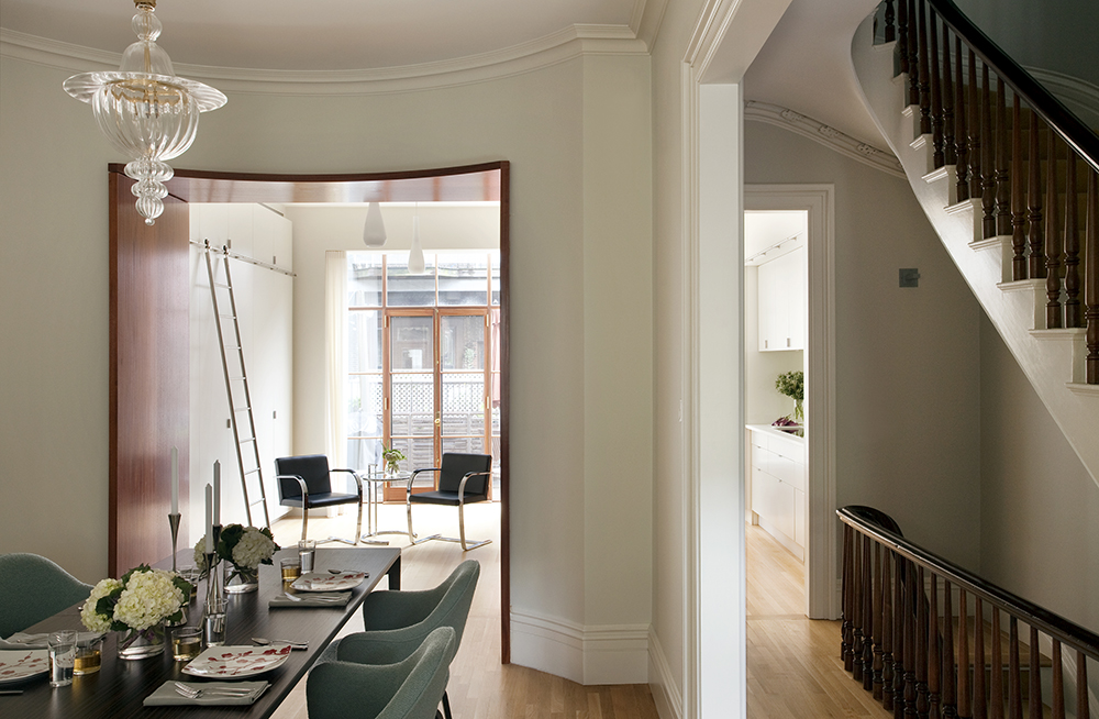 Boston Architects BUTZ + KLUG architecture Contemporary renovation Boston MA South End parlor