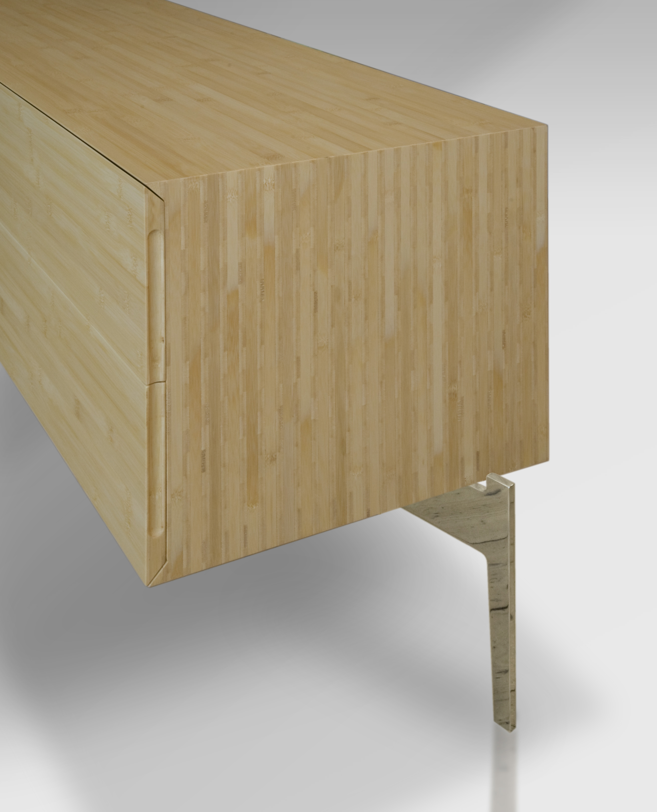 BUTZ + KLUG Architecture, custom furniture, credenza, bamboo