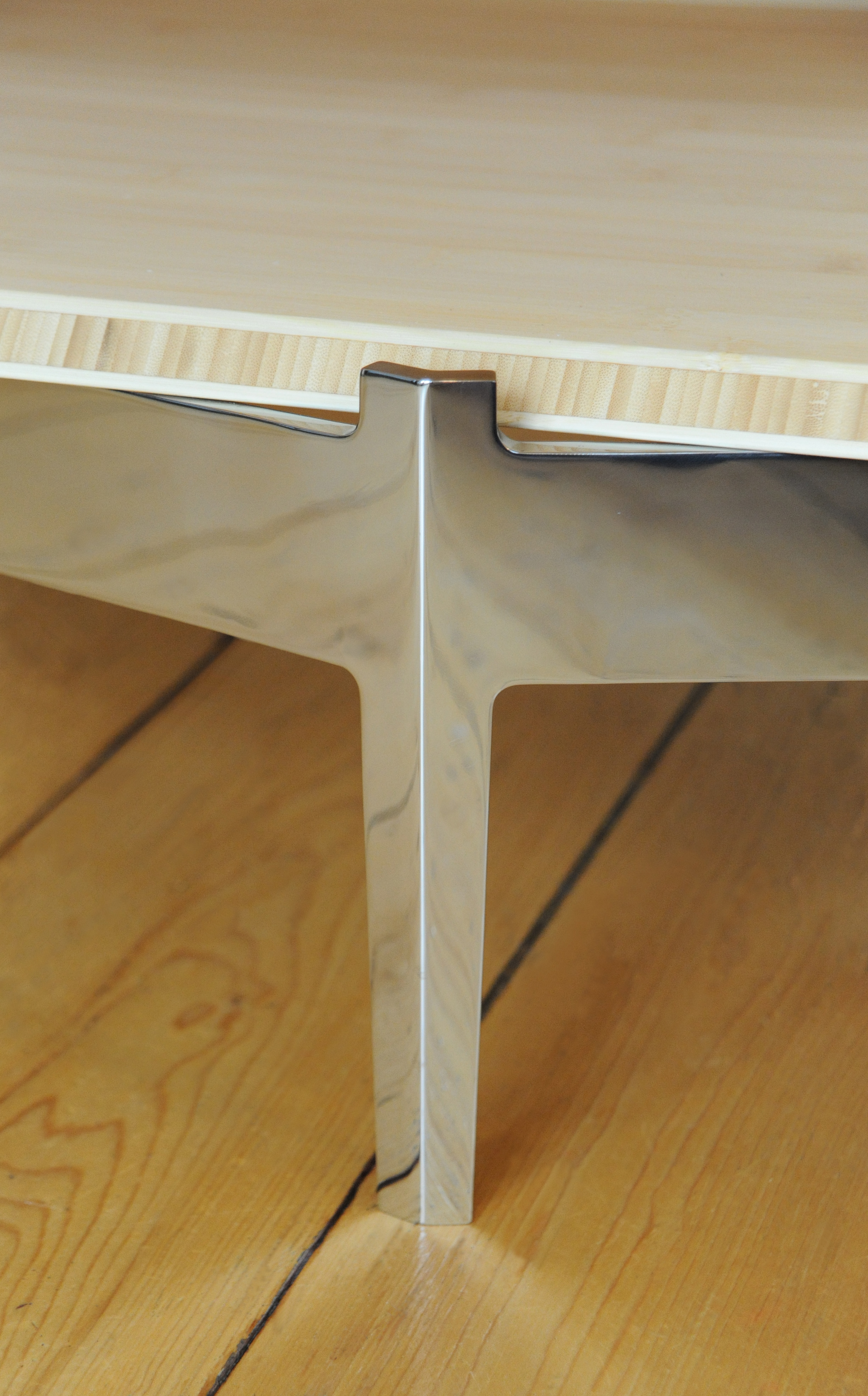 BUTZ + KLUG Architecture, custom furniture, credenza, bamboo, detail