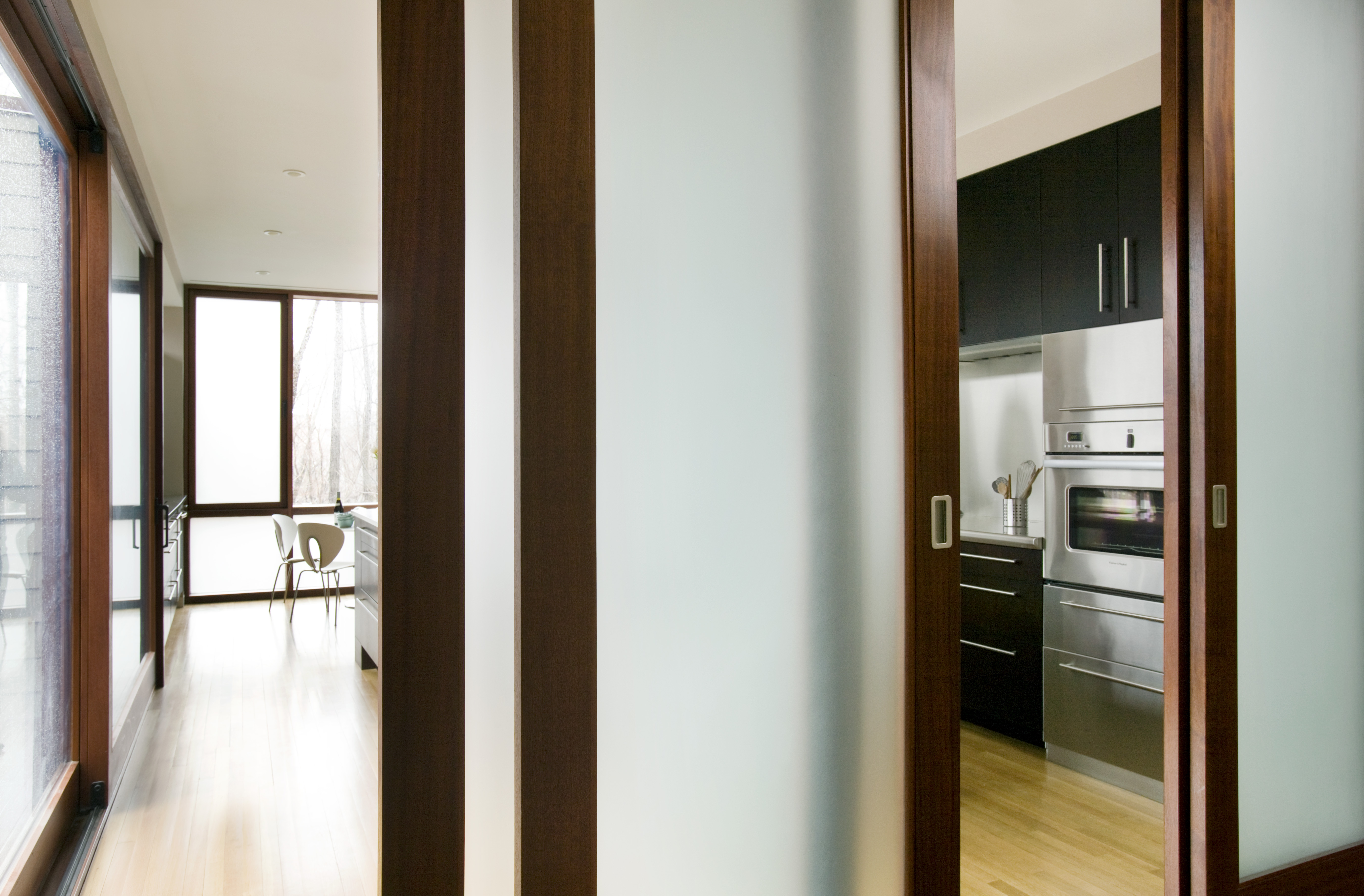 Boston Architects BUTZ + KLUG architecture Contemporary renovation Brookline MA Kitchen