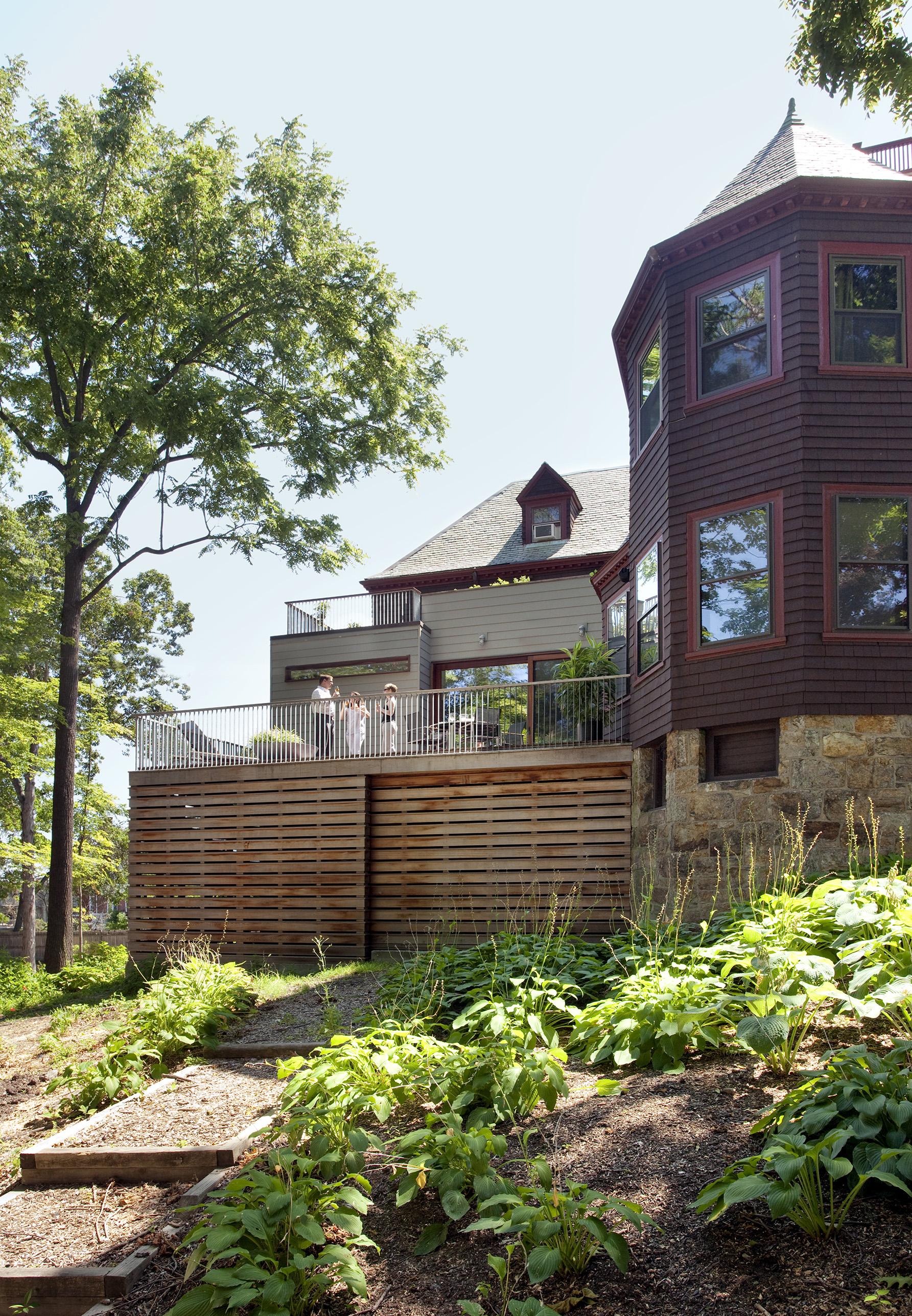 Boston Architects BUTZ + KLUG architecture Contemporary renovation Brookline MA Exterior