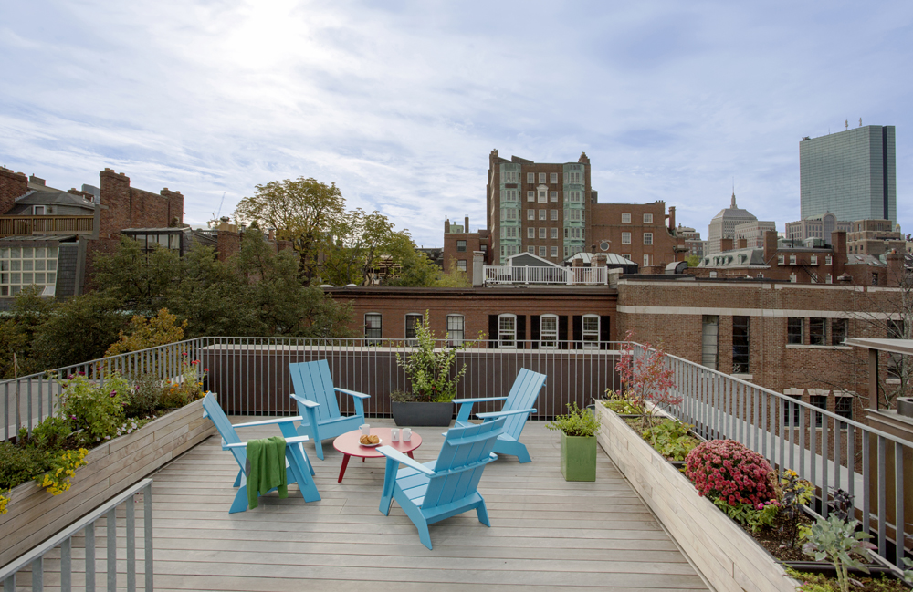 Boston Architects BUTZ + KLUG architecture Beacon Hill Roof Deck