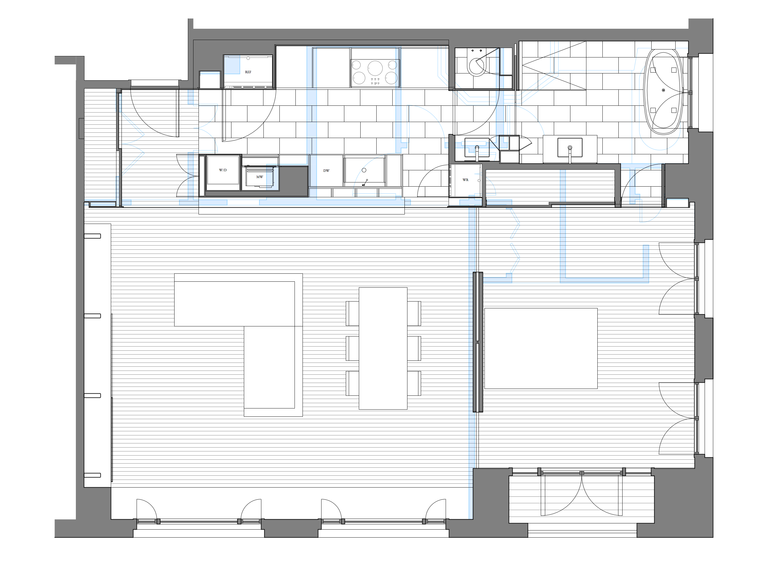 Boston Architects BUTZ + KLUG architecture Contemporary renovation Boston MA Bath