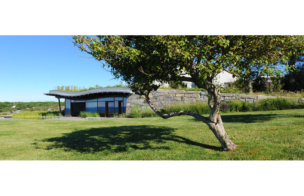 Boston Architects BUTZ + KLUG architecture, Pool House infinity edge pool, North Shore Gloucester MA