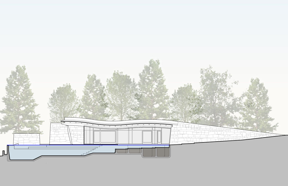 Boston Architects BUTZ + KLUG architecture, Pool House infinity edge pool, North Shore Gloucester MA