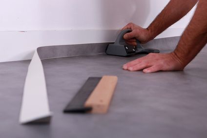 Pose lino sur plancher chauffant