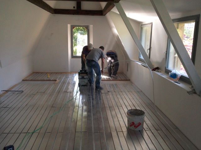 pose de plancher chauffant Caleosol à côté d'Orléans