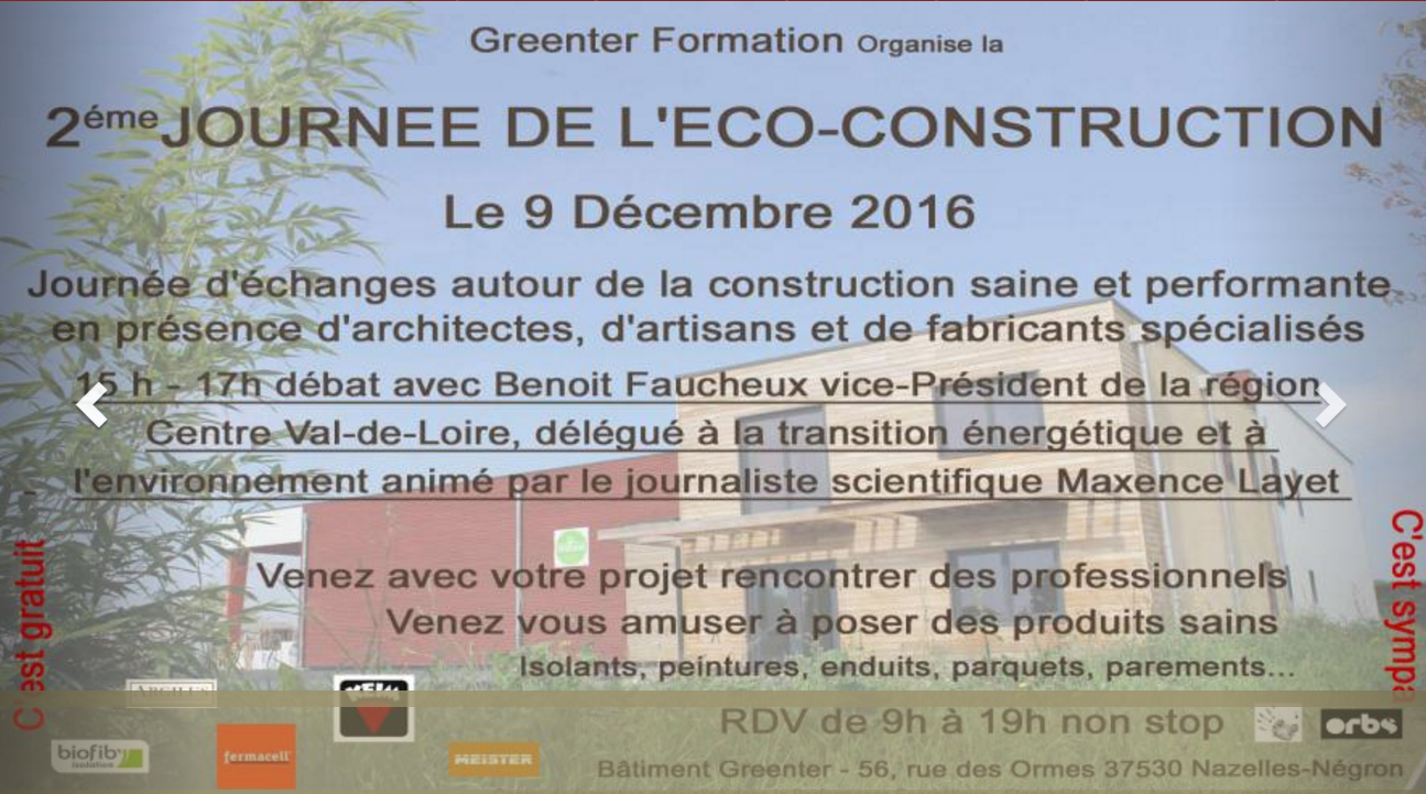 2eme journée de l'éco-construction avec la participation de Caleosol