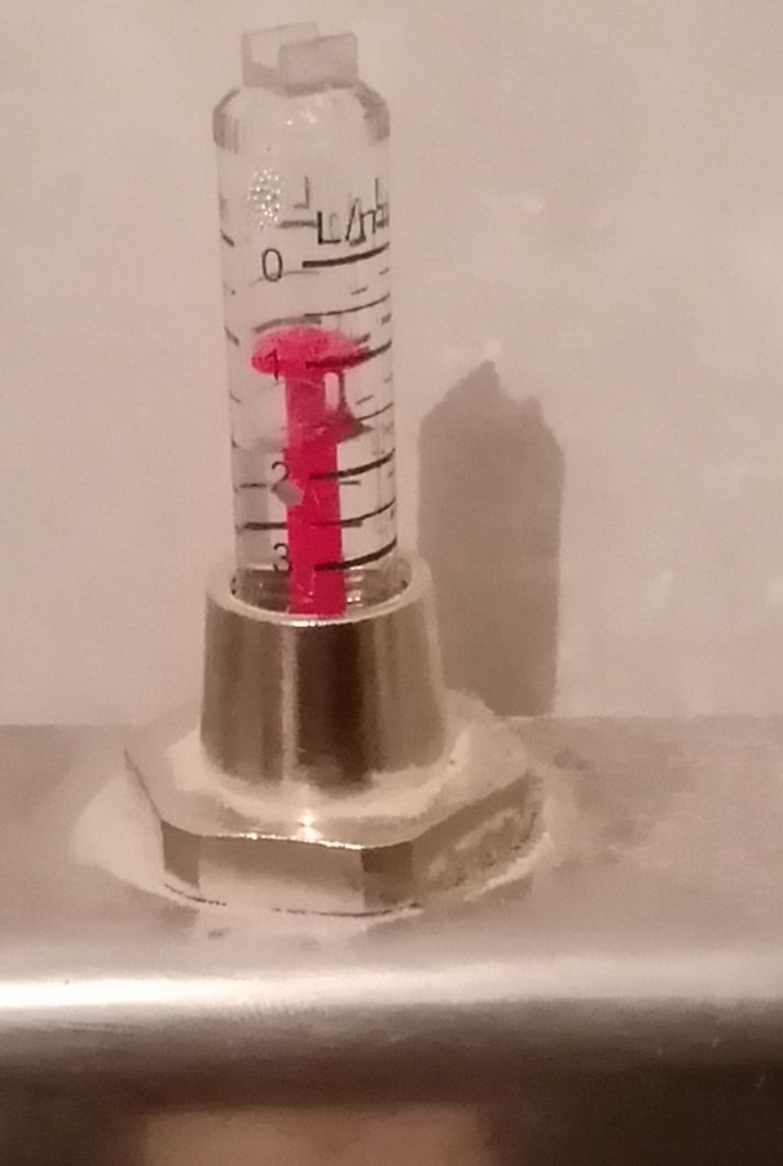 Débit coincé à 1 Litre / minute