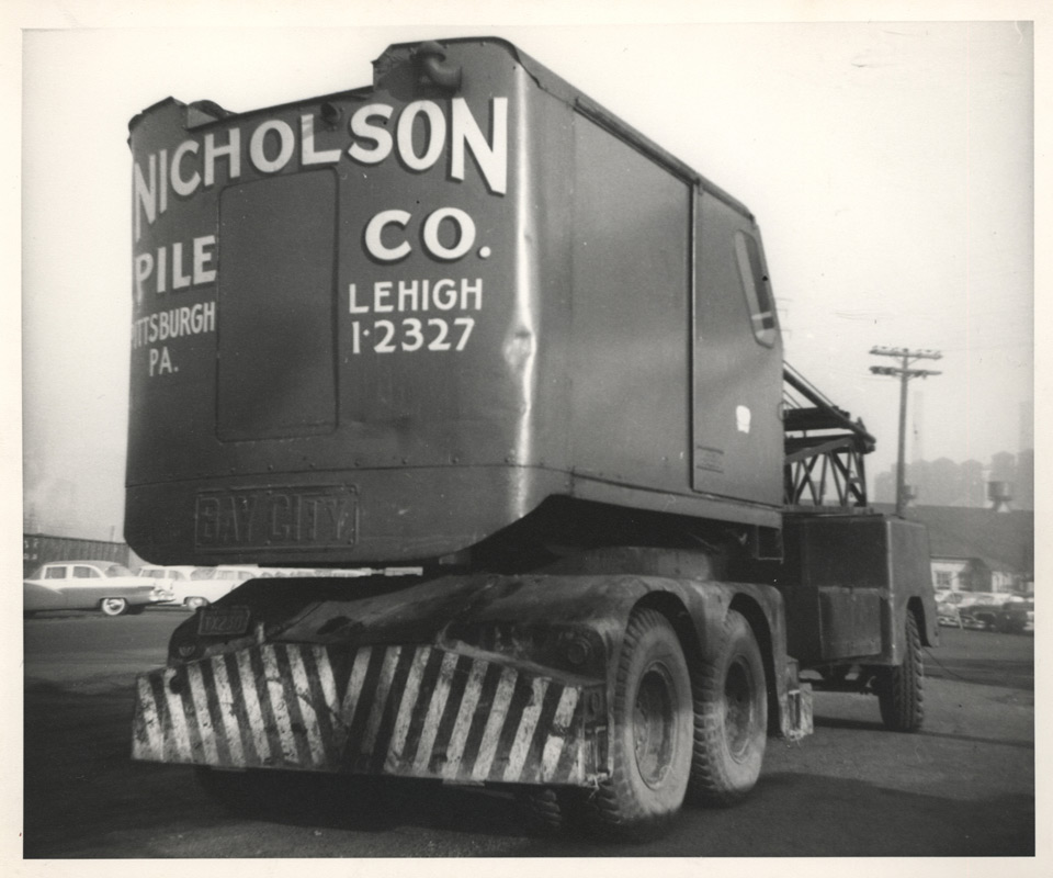 Nicholson operated as a regional pile driving company in the 1950s