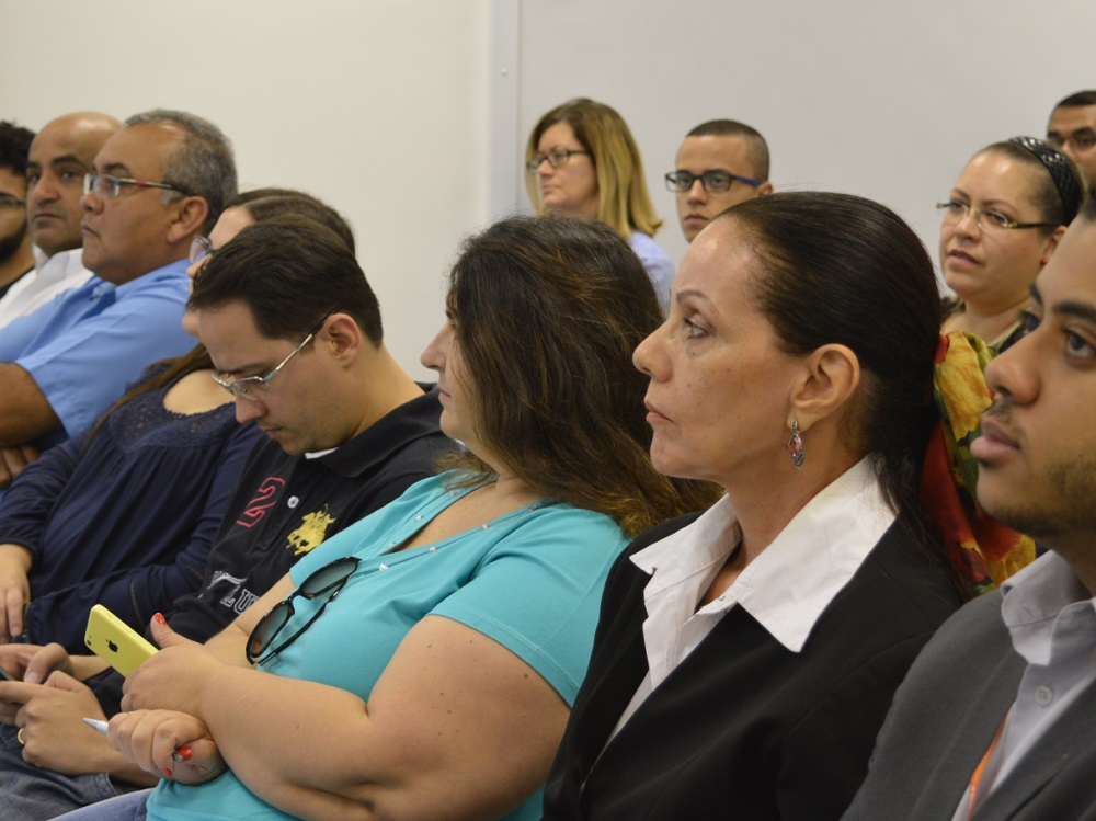 Participantes da palestra sobre Bloco K