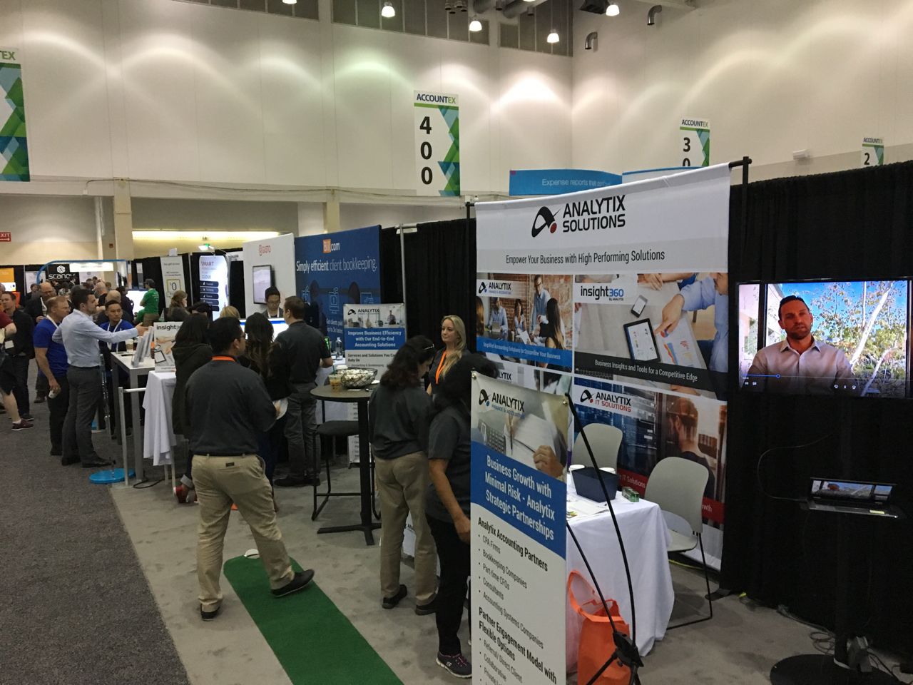 Feira de Eventos da Accountex USA 2017, que aconteceu entre os dias 6 e 8 de setembro em Boston, EUA.