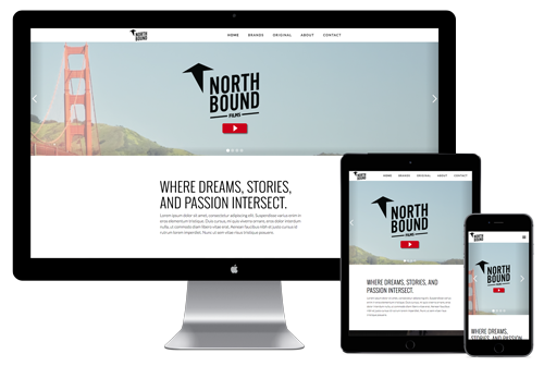 Northbound Film's Homepage Design