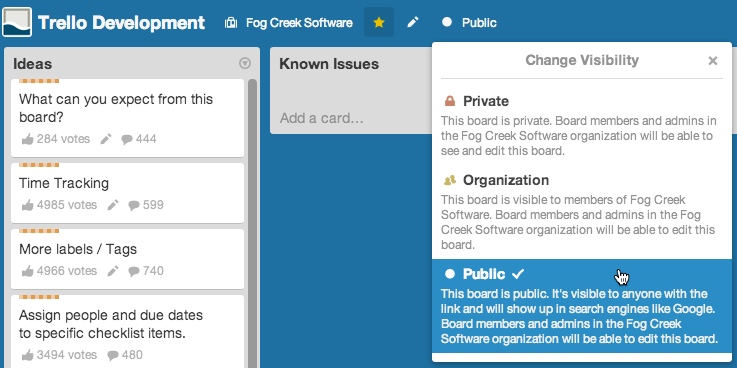 How to use Trello for Public Roadmaps