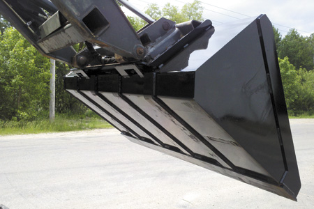 Dirt Bucket Skid Loader