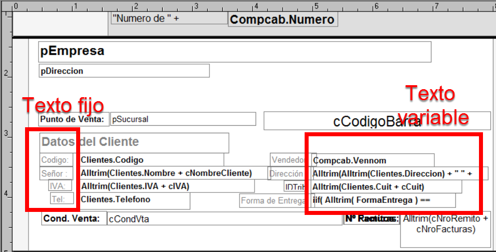 diseño de comprobantes de venta básico ega futura