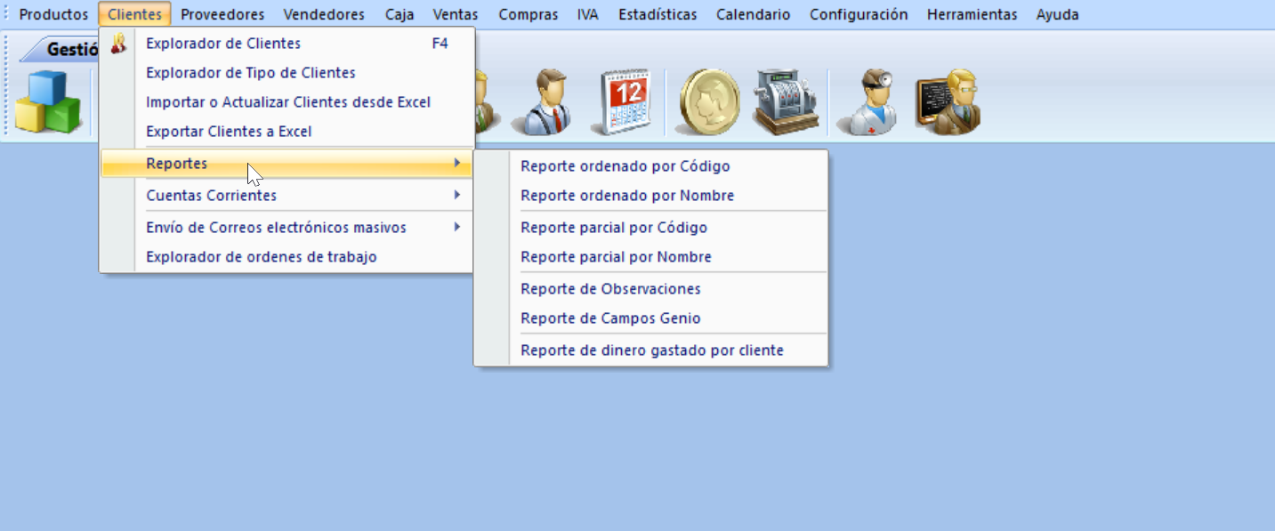 generando reportes e informes dentro del sistema ega futura reporte de ventas en excel