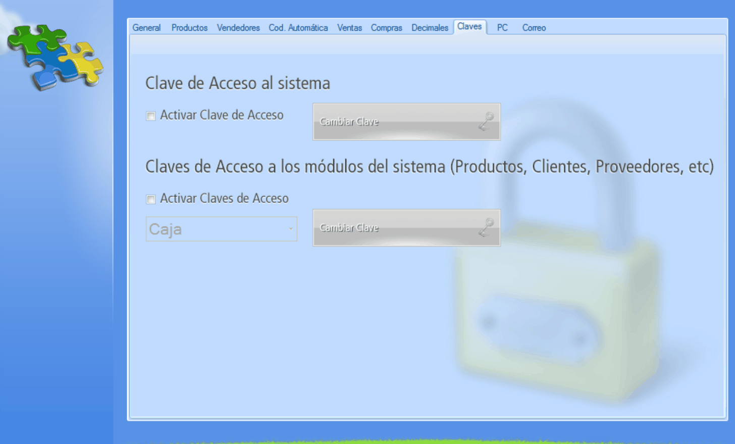 Control de usuarios y Claves de acceso por modulo Como aumentar la Control de usuarios y Claves de acceso por modulo Como aumentar la