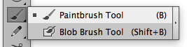 Paintbrush Tool on the Illustrator Tool Bar