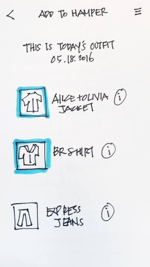 Paper Prototype_Add to hamper_3