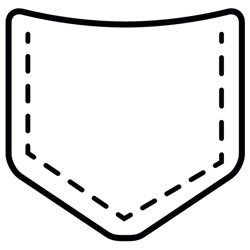 Sleeping Bag Stash Pocket Icon