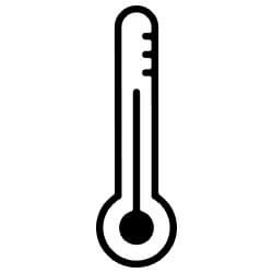 light weight sleeping bag temperature rating icon